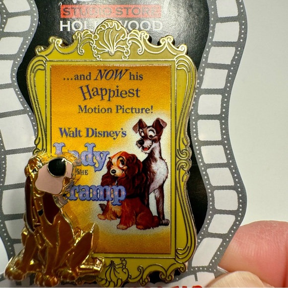 NWT. Disney pin. D23 2024 Lady & the Tramp Movie Posters Series DSSH Pin - Picture 3 of 10